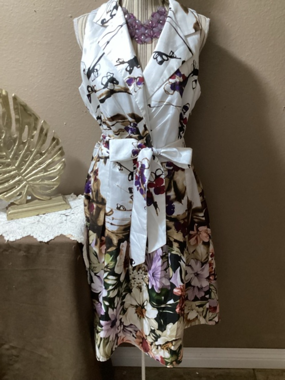 K STUDIO Collection Floral Midi Dress